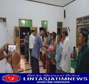 Babinsa Koramil Ngrambe Bersama Forkopincam Laksanakan Kegiatan Sholat Subuh Berjamaah