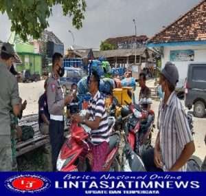 Polsek Paciran Gelar Operasi Yustisi Warga Bergerombol Bersama Pilar Kecamatan