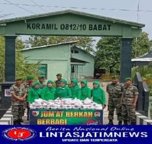 Jum’at Berkah Persit Kartika Chandra Kirana Ranting 11 Babat