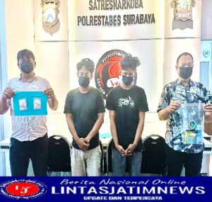 Ratusan Poket Sabu Siap Edar, Diamankan Satresnarkoba Polrestabes  Surabaya