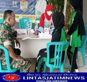 Babinsa Sambangi Puskesmas Demi Wujudkan Wilayah Binaan Yang Sehat