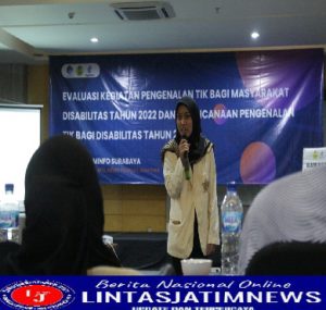 Ajak BEM Stikosa-AWS, BPSDMP Kominfo Surabaya Gelar  Pelatihan Copywriting untuk Pengusaha Disabilitas