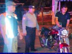 Polsek Paciran Razia Multi Sasaran, Amankan Sepeda Motor Knalpot Blong