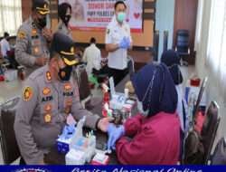 Polres Gresik Gelar Donor Darah Bentuk Kepedulian Kepada Warga Gresik