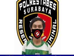 Polrestabes Surabaya Tangkap Residivis Jambret yang Beraksi Di Dua Lokasi