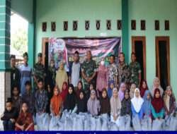 Peringati HJK TNI AD Tahun 2022, Kodim 0805/Ngawi Gelar Baksos Ke Panti Asuhan