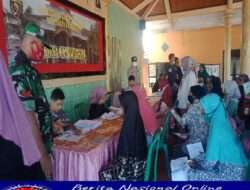 Babinsa Koramil Karangjati Dampingi dan Pengawasan Penyaluran Bantuan Program Keluarga Harapan (PKH) Plus
