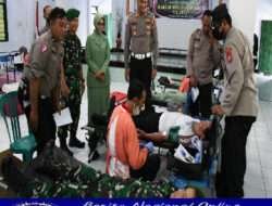 Kodim 0802 Gelar Donor Darah Peringati Hari Juang TNI AD ke 77 dan HUT ke 74 Kodam V/ Brawijaya