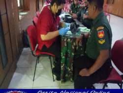 Peringati Hari Juang TNI AD ke 77 Kodim 0726/Sukoharjo Gelar Donor Darah