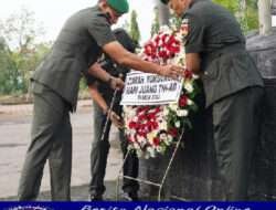 Peringati Hari Juang TNI AD Tahun 2022, Danrem 074/Warastratama Pimpin Ziarah Rombongan