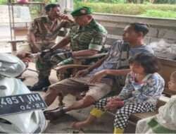 Ingatkan Keamanan Desa, Babinsa Sambangi Warga Binaan