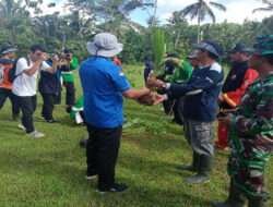 Jaga Ketersediaan Air, Koramil 0801/12 Pringkuku Lakukan Aksi Sosial Penanaman Pohon