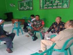 Jalin Silaturahmi,Babinsa Posrsmil Gerih Komsos Dengan Warga Binaan