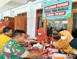 Babinsa Gonilan hadiri kegiatan Posbindu Penyakit tidak menular untuk deteksi dini
