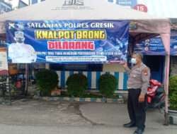 Polisi Door To Door Berikan Sosialisasi Larangan Knalpot Brong