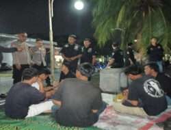 Jelang Nataru, Polres Gresik Bersama TNI Gandeng Pendekar Lakukan Patroli