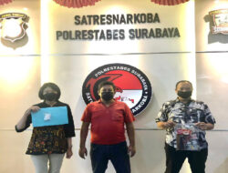 Satresnarkoba Polrestabes Surabaya Tangkap Pengedar Sabu Asal Sidotopo