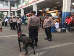 Polresta Sidoarjo Siagakan Anjing Pelacak Jelang Natal dan Tahun Baru