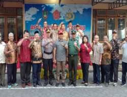 Jelang Nataru, Forkopimcam Serengan Gelar Apel Bersama