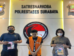 Pemuda Simogunung Barat Ditangkap Satresnarkoba Polrestabes Surabaya