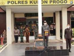 Personel Kodim Kulon Progo Ikuti Apel Gelar Pasukan Operasi Lilin Progo 2022