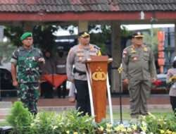 Dandim Ngawi Ikuti Apel Gelar Pasukan Operasi Lilin Semeru 2022