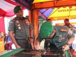 Dandim 0805/Ngawi Dampingi Danrem 081/Dsj Resmikan Koramil 15/Karanganyar