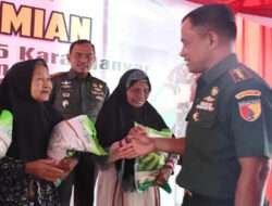 Hari Ibu, Danrem 081/DSJ Bantu Janda Tidak Mampu di Ngawi