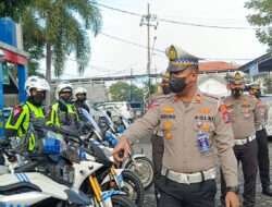 Jelang Nataru, Satlantas Polres Gresik Cek Kesiapan Ranmor dan Perlengkapan Pengamanan