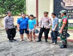 Jelang Nataru, Babinsa dan Babinkamtibmas Rutin Berpatroli