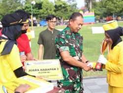 Danramil Samigaluh Hadiri Acara Penutupan Lomba Baris Berbaris Gema Binangun Ke-XVII Tahun 2022