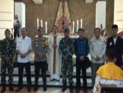 Dandim 0805/Ngawi Bersama Forkopimda Cek dan Meninjau Gereja Jelang Natal Tahun 2022