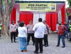 Tinjau Langsung ke Gereja, Kapolres Gresik : Kami Pastikan Aman