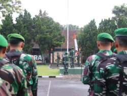 Kodim 0732/Sleman Gelar Upacara Bendera Akhir Tahun 2022