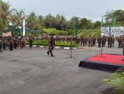 Danramil Seyegan Hadiri Penutupan Diklatsar Banser