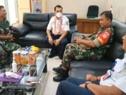 Tingkatkan Komunikasi Dan Koordinasi Danramil 02/Banjarsari Komsos Dengan Kepala Stasiun Solo Balapan
