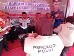 Polres Bondowoso Beri Ice Breaking untuk Personel Jaga Pos Pam dan Pos Yan Nataru Cegah Stres dan Suntuk