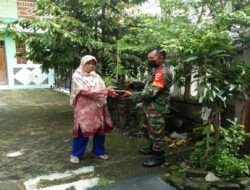 Babinsa Jayengan Serahkan Bantuan Bibit Cabe dari Kodim 0735/Surakarta