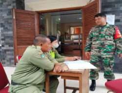 Jelang Pergantian Tahun, Babinsa Tipes Tekankan Kambtibmas Kepada Satlinmas