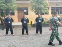 Babinsa Paron Gembleng Peserta Diklat Banser Tentang Wawasan Kebangsaan dan Cinta kepada Tanah air