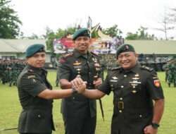 Danrem 074/Warastratama Pimpin Sertijab Danyonif Raider 408/Sbh