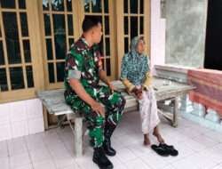 Musim Penghujan, Babinsa ingatkan Lansia agar tetap jaga kesehatan