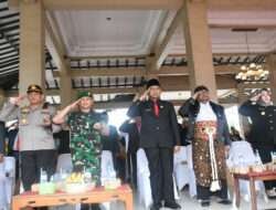 Dandim 0802/Ponorogo Hadiri Upacara Bendera dan Deklarasi Kerukunan Umat Beragama