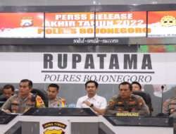 Polres Bojonegoro Berhasil Tekan Angka Kecelakaan dan Pelanggaran Lalulintas Sepanjang 2022