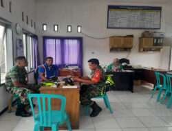 Tingkatkan Sinergitas, Babinsa Koramil 0801/01 Pacitan Komsos Dengan Pemerintah Desa