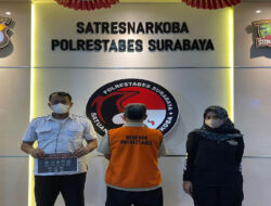 Kakek 50 Tahun Ditangkap Satresnarkoba Polrestabes Surabaya