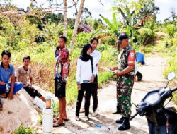 Kodim 0319/Mentawai Serda Chairul turut Mengikuti Kegiatan Gerakan Pengendalian Hama Terpadu