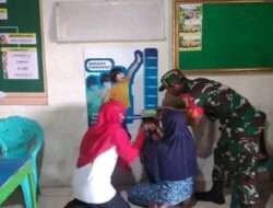 Babinsa Koramil 0830/06 Benowo Lakukan Pendampingan Posyandu Cegah Stunting di Wilayah