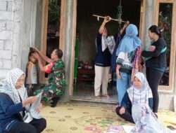 Babinsa Bendungan Himbau Orang Tua BalitaRutin Ikuti Giat Posyandu Guna Cegah Stunting