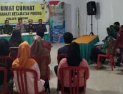 Dengarkan Keluhan Masyarakat, Babinsa Koramil 0801/10 Punung Hadiri Acara Jumat Curhat